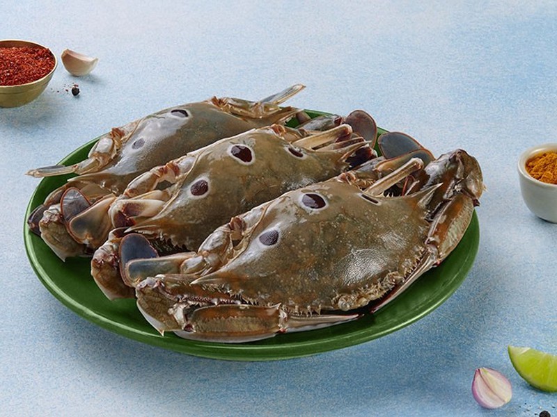 Three Spot Crab Whole (সামুদ্রিক কাঁকড়া আস্ত)