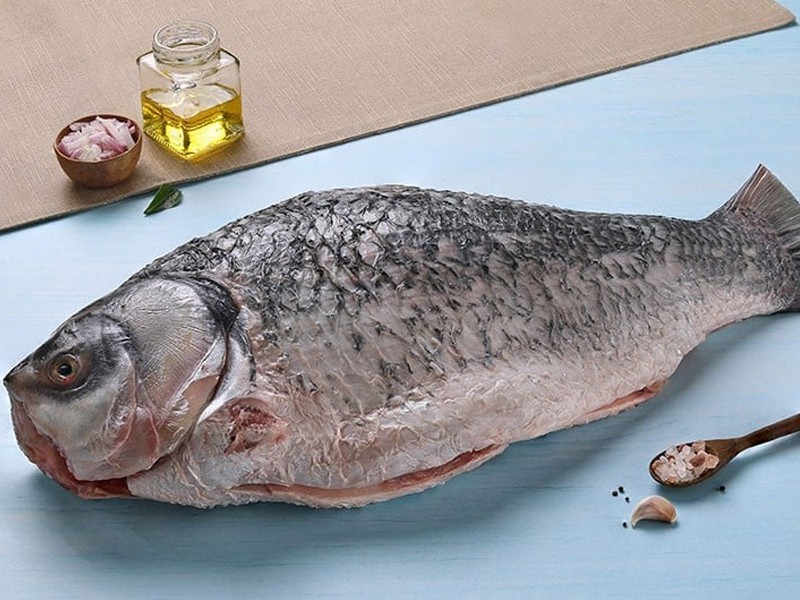 River Katol Fish Belly Clean & Dreesed (Size: 2kg )  কাটা-বাছা সকল উচ্ছিষ্ট বাদ দিয়ে রেডি টু কুক (পুরো ২কেজি মাছ)
