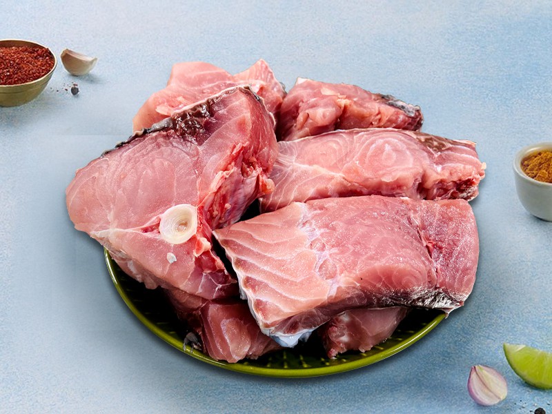 Premium River Katol Fish (VAGA) Big 8- 10.Kg+ Size Without Head & Tail  কাটা-বাছা সকল উচ্ছিষ্ট বাদ দিয়ে রেডি টু কুক (পুরো ১ কেজি মাছ)
