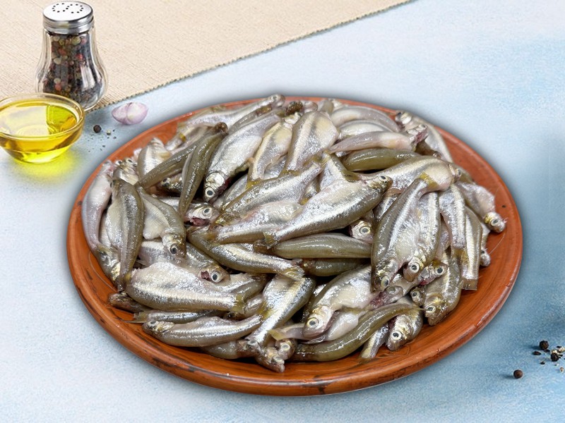 Deshi Mola Fish Clean & Dressed (রেডি টু কুক)  কাটা-বাছা সকল উচ্ছিষ্ট বাদ দিয়ে রেডি টু কুক (পুরো ১ কেজি মাছ)
