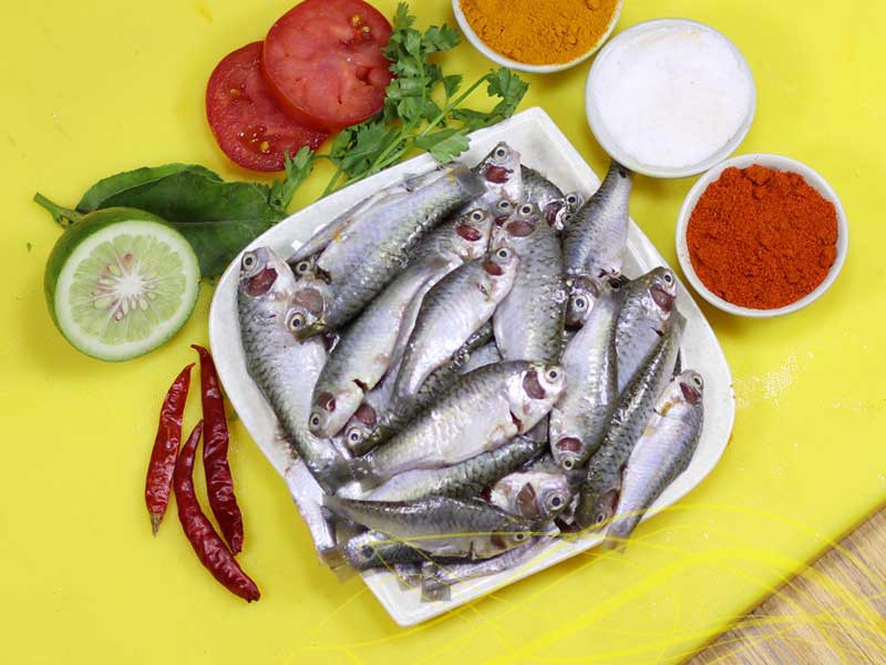 Desi Puti Fish Clean & Dressed (রেডি টু কুক)  কাটা-বাছা সকল উচ্ছিষ্ট বাদ দিয়ে রেডি টু কুক (পুরো ১ কেজি মাছ)