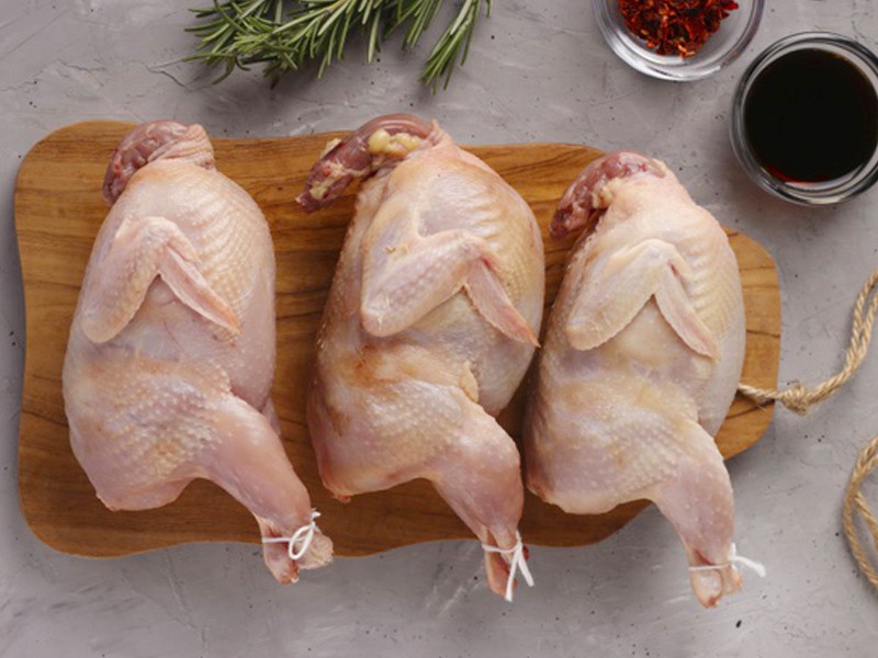 Premium Quail Bird Whole Cleaned  Country of Orgin : BANGLADESH